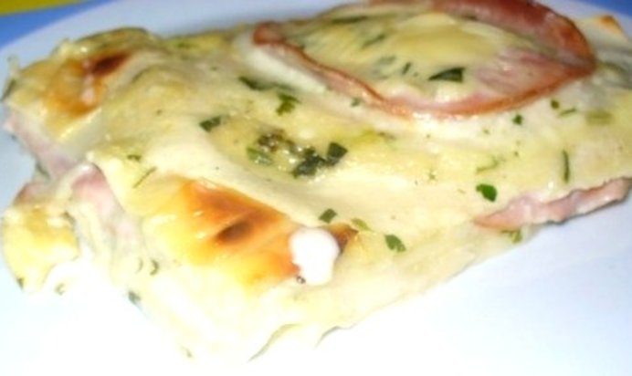 Лазанья с сыром