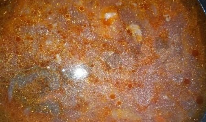 Борщ со свининой в мультиварке