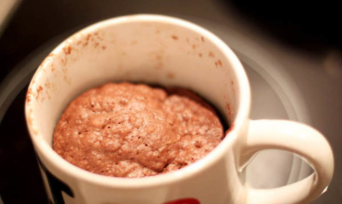 Кекс в кружке за пять минут