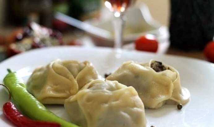 Манты с говядиной