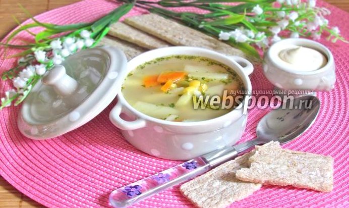 Гороховый суп из копчёных хребтов сёмги