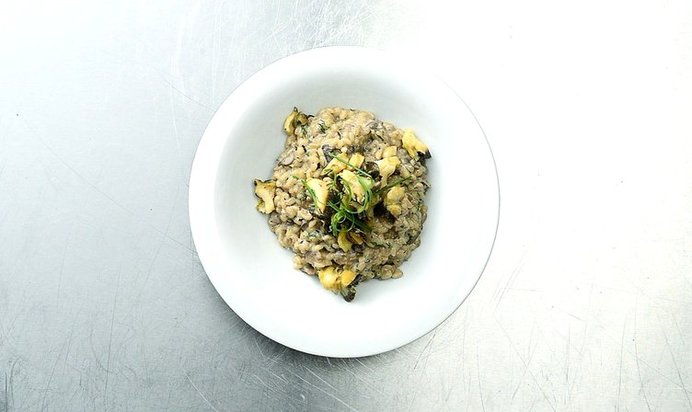 Перлотто с рапанами