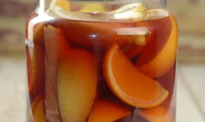 Апельсиновое вино с ванилью