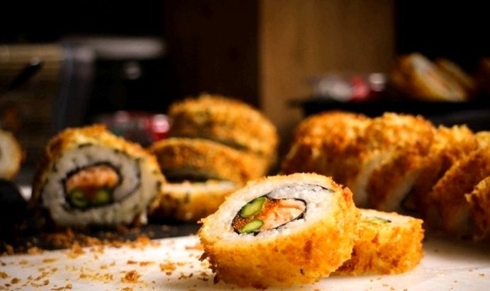 Запеченные суши