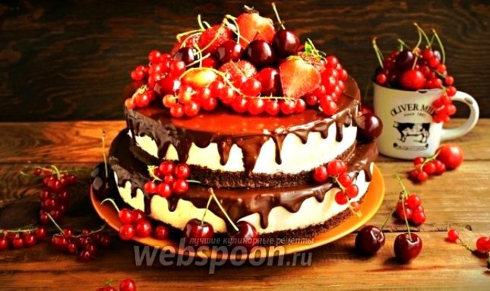 Торт-суфле «Птичье молоко»