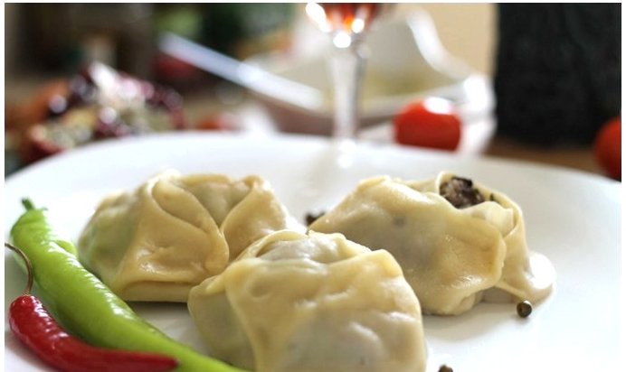 Манты на пару