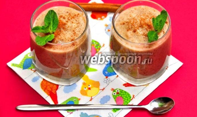 Смузи с гречкой и бананом