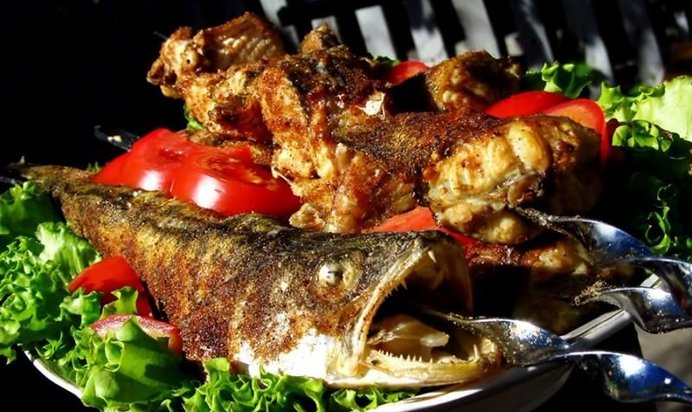 Шашлык из судака