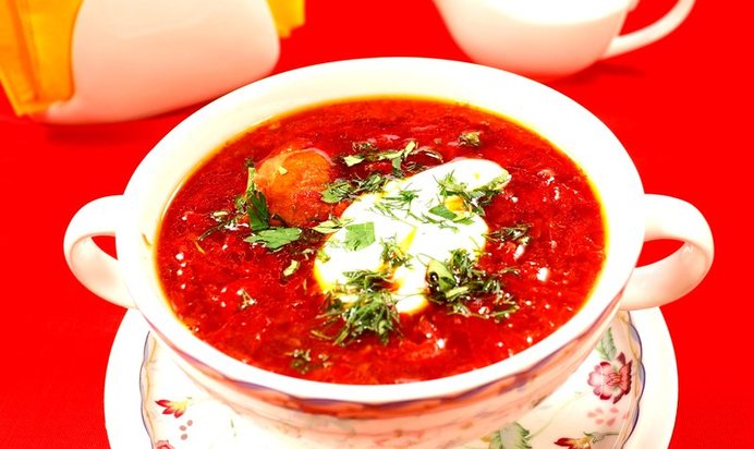 Самый красный борщ