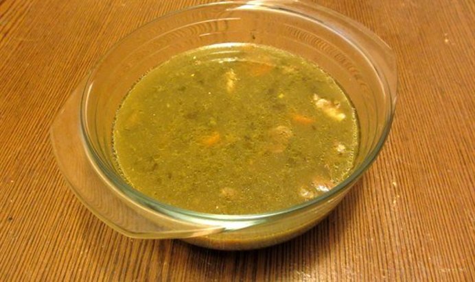 Русский зеленый борщ