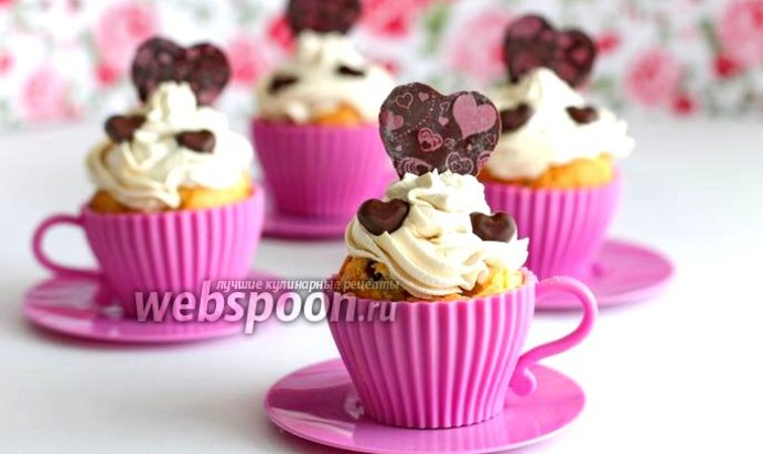 Маффины с кофейным кремом