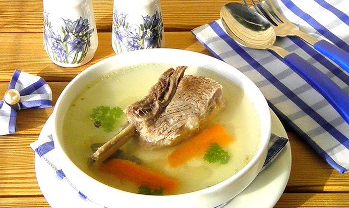 Мясной бульон в мультиварке