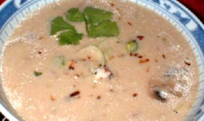 Весенний бульон с грибами