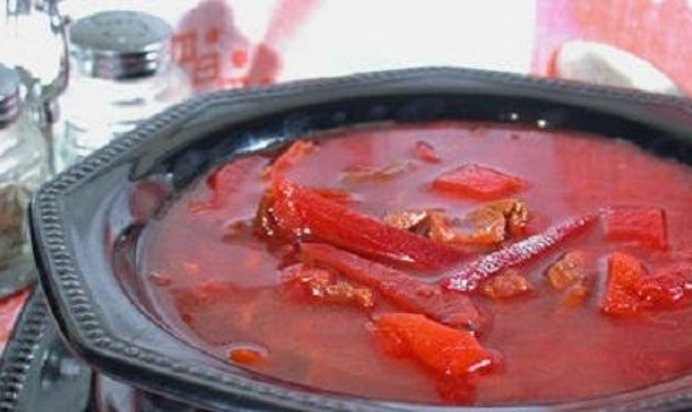 Борщ с грибами