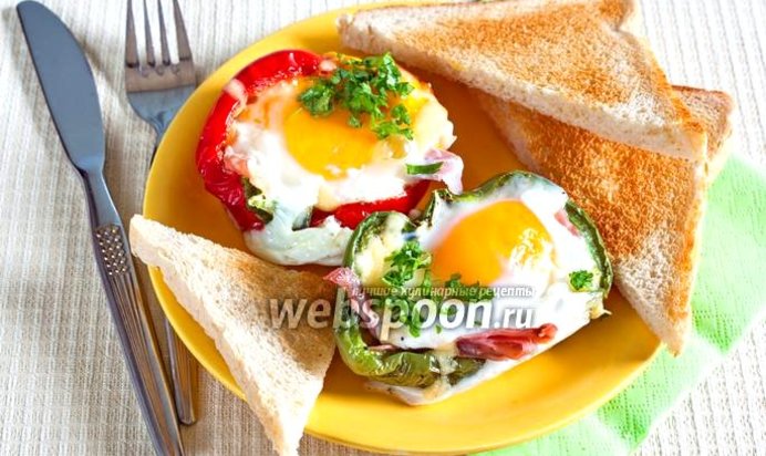 Яичница в перце