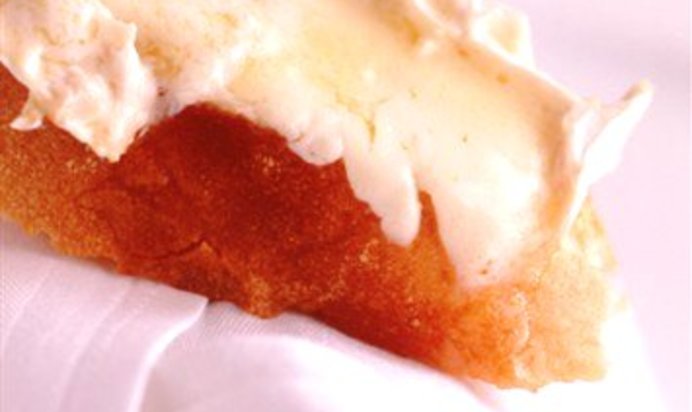 Гренки с куриной печенкой