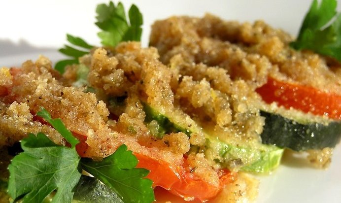 Овощи в стиле гратен