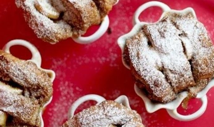 Запеченные французские тосты с бананами