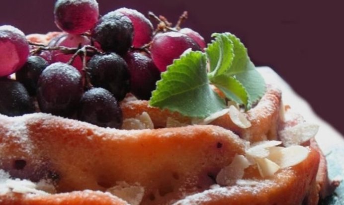 Пирог виноградный