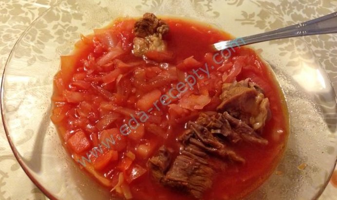Борщ лёгкий