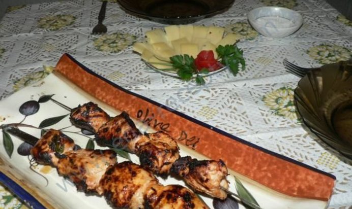 Вкусный шашлык из курицы