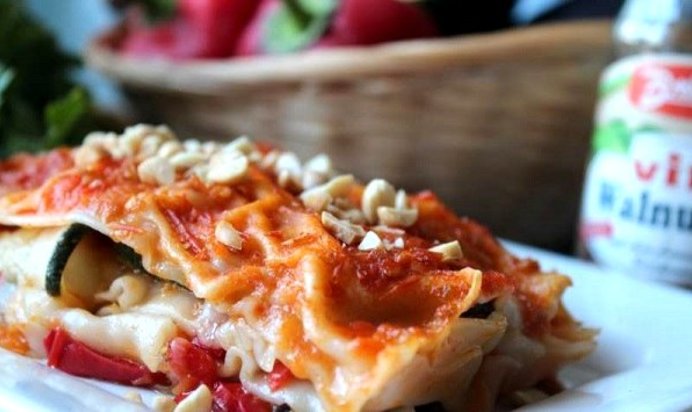 Лазанья веганская