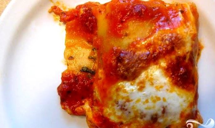 Рулеты из лазаньи