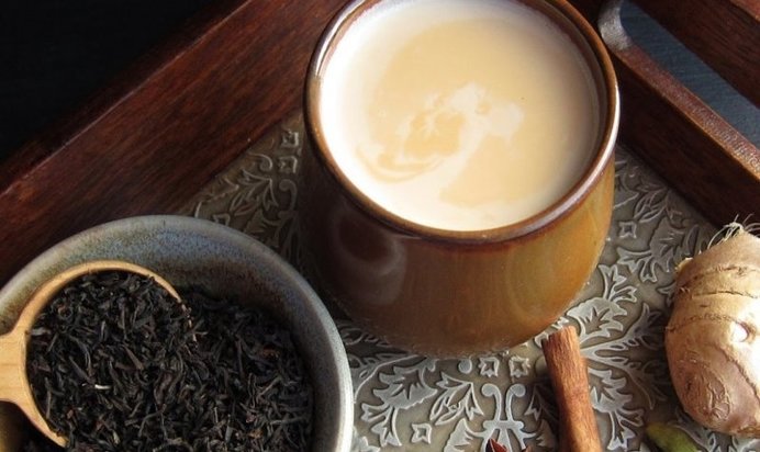 Зеленый чай с перцем