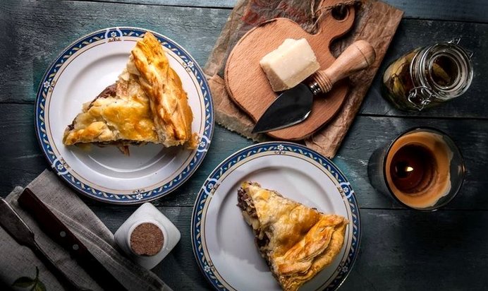 Куриный бульон с капустником