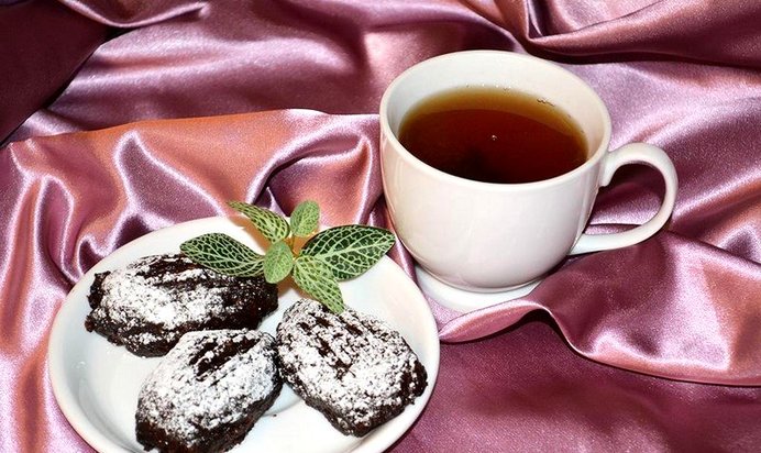 Шоколадное пирожное картошка с мармеладом