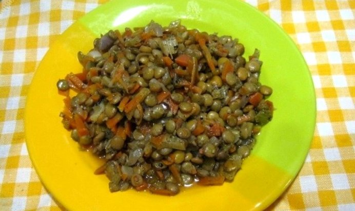 Ризотто из чечевицы