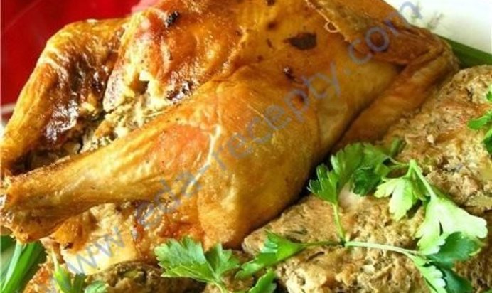 Фаршированный цыпленок по-арабски