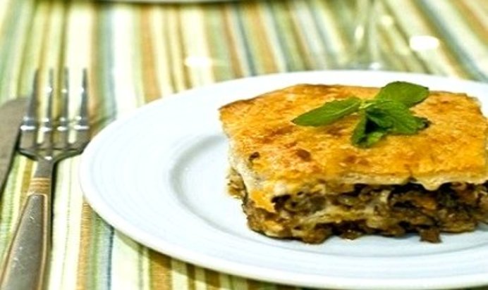 Лазанья из сочней для бешбармака