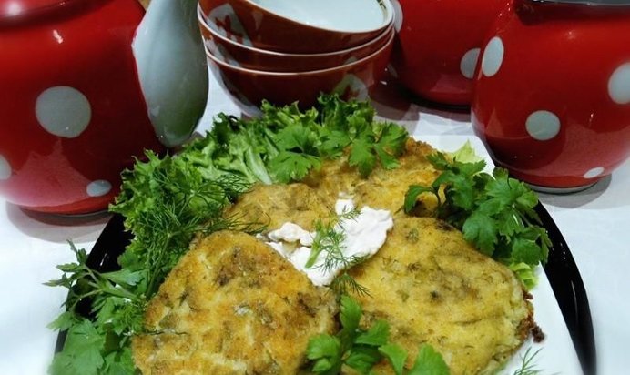Сырники с зеленью