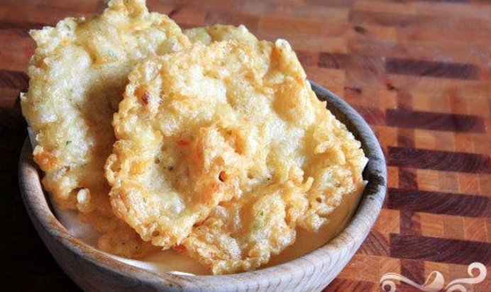 Оладьи из трески