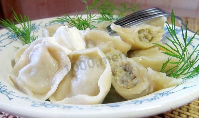 Рыбные пельмени