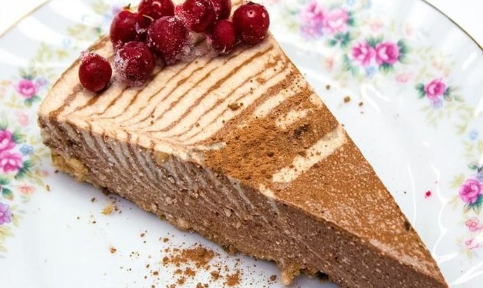 Фитнес чизкейк кофе с молоком