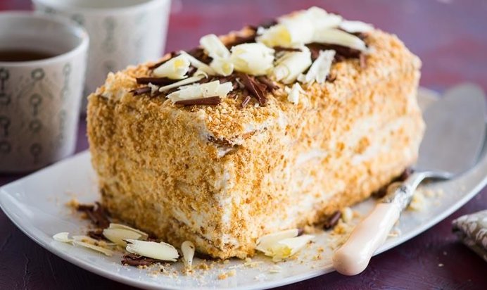 Торт Наполеон простой