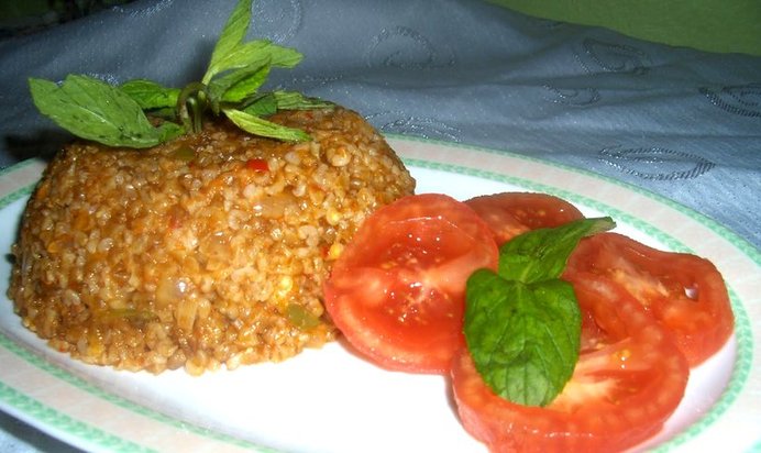 Плов из булгура