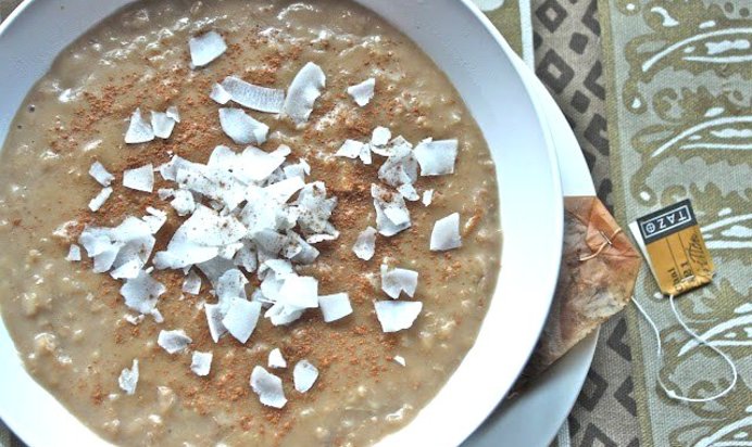 Овсяная каша со вкусом Earl Grey