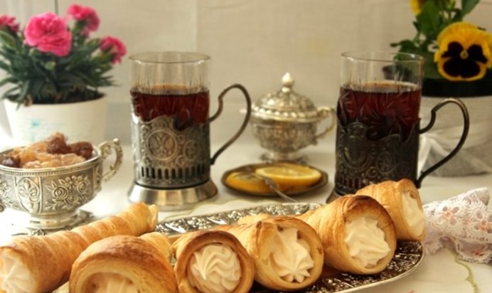 Пирожное Трубочка с кремом