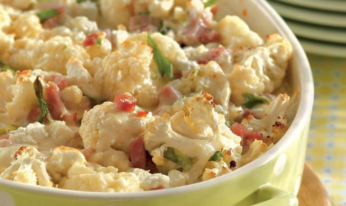 Запеканка из цветной капусты и сыра