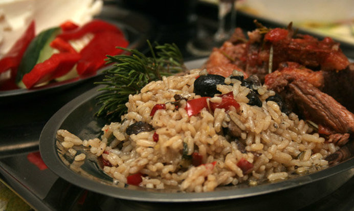 Ризотто с овощами