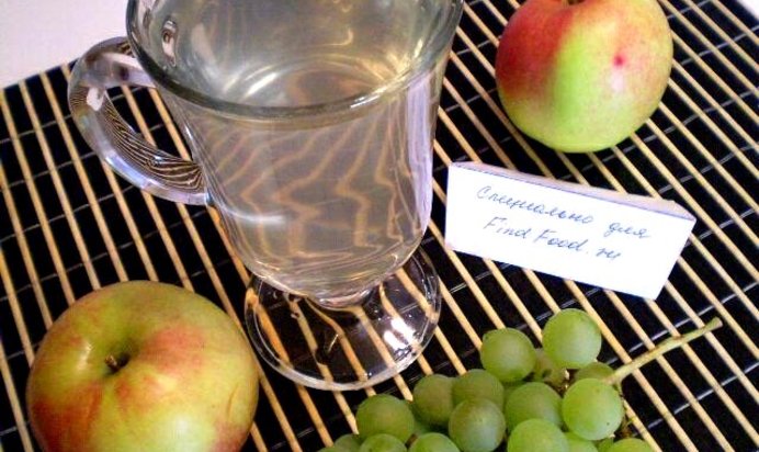 Яблочно-виноградный компот