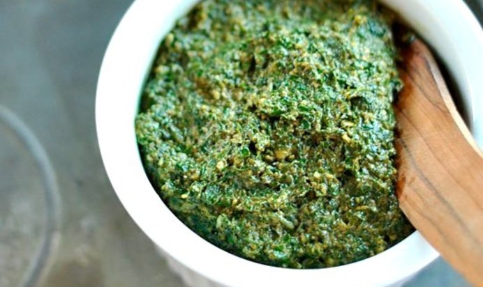 Сыр с песто в домашних условиях