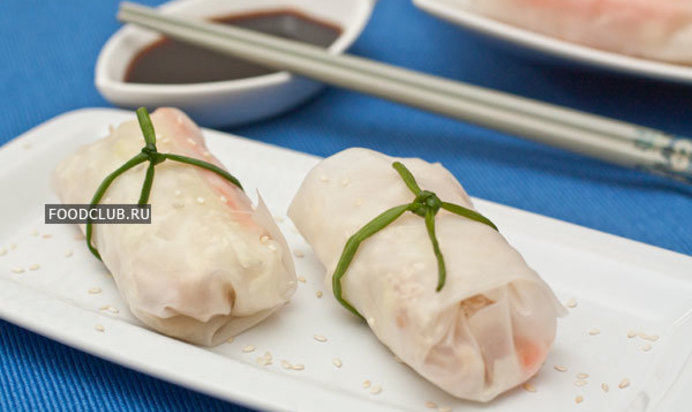 Спринг роллы с индейкой