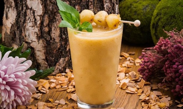 Смузи из копченых фруктов