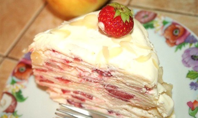 Клубничный торт