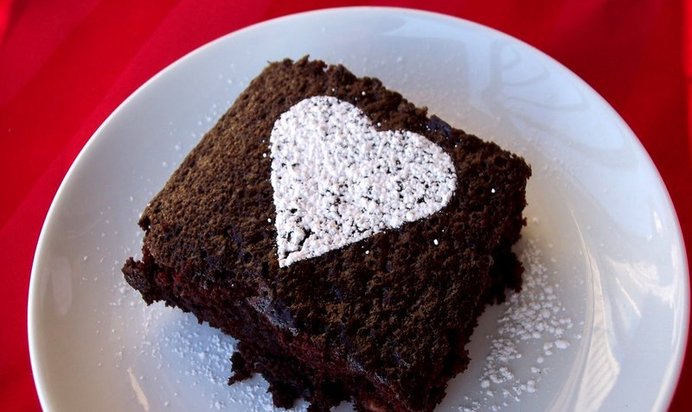 Постный шоколадный кекс