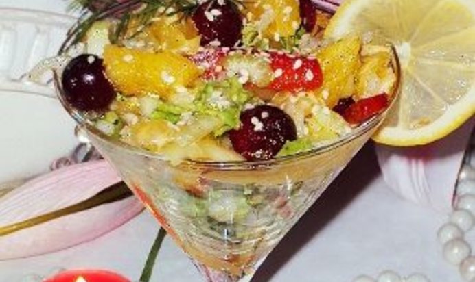 Салат-коктейль Услада Раджи